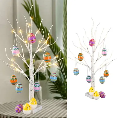 Light Up 24 LED Easter Twig Tree