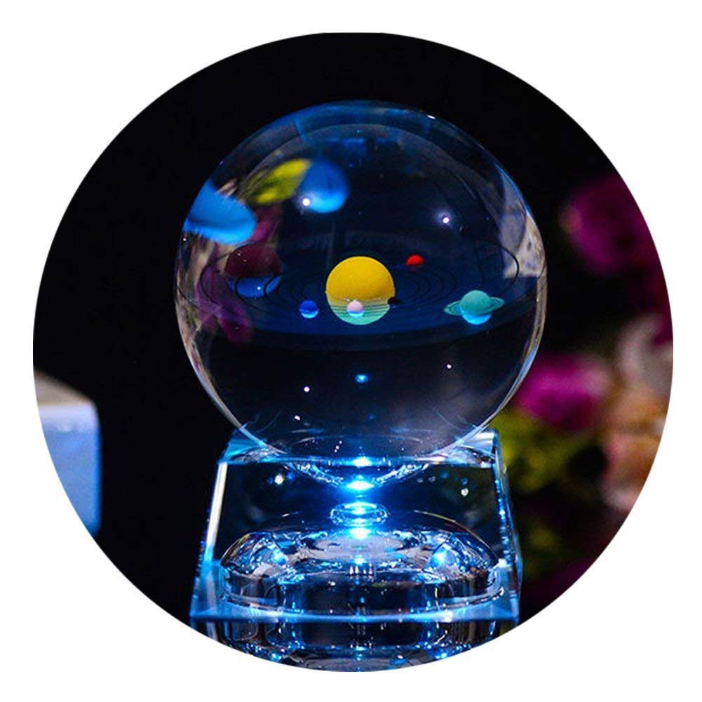 Light Up 3D Solar System Crystal Ball