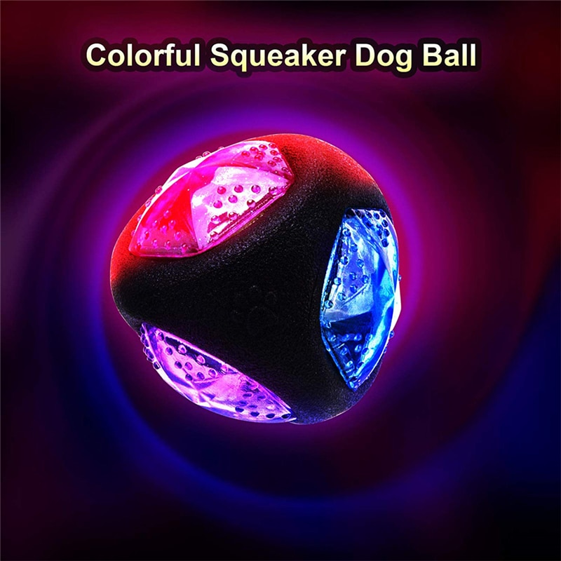 Light Up Dog Ball Bite-Resistant