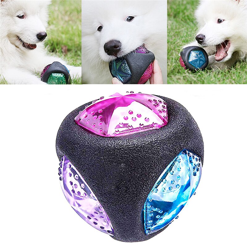 Light Up Dog Ball Bite-Resistant