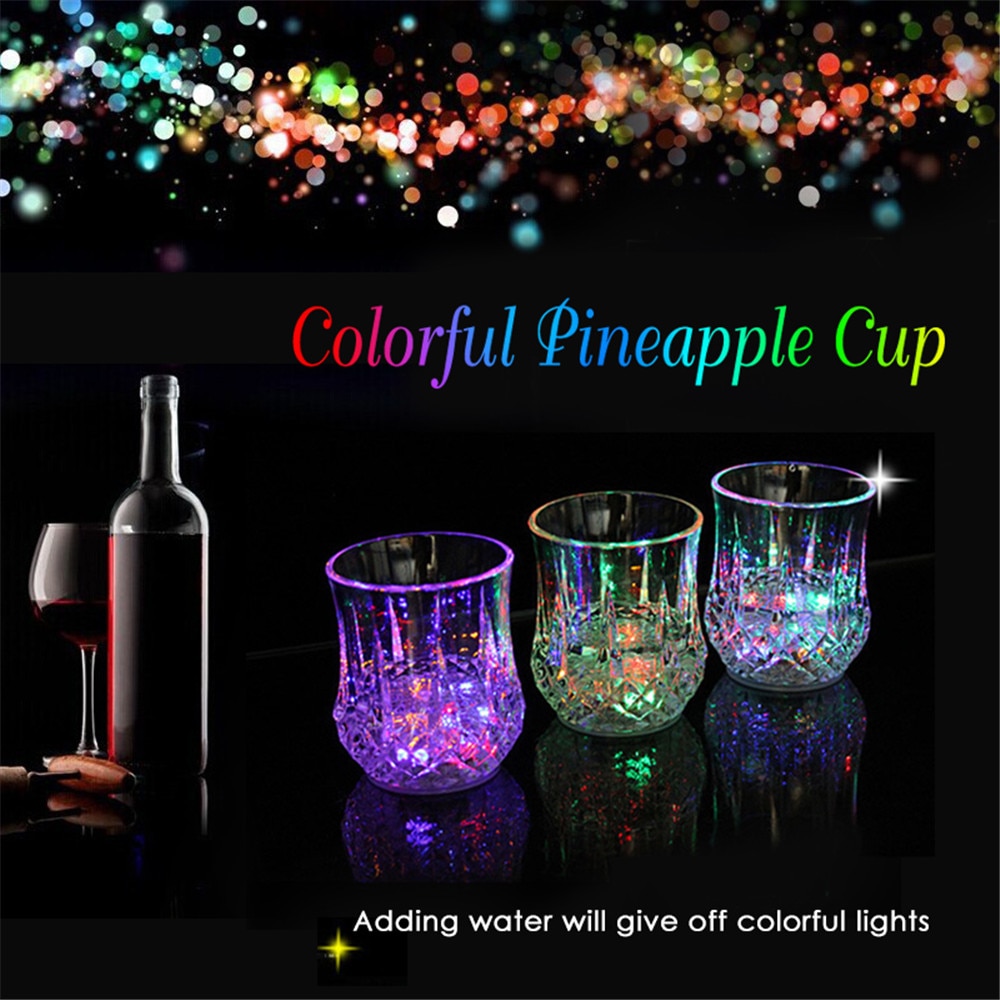 Light Up Glass LED Bar Drinking Cup Light Up Glass LED Bar Drinking Cup