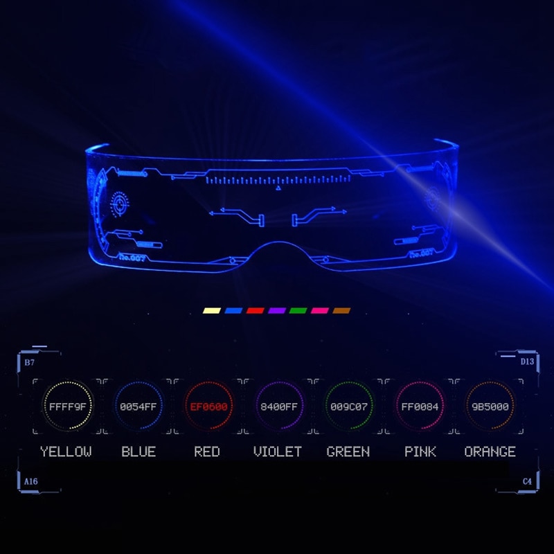 Light Up Sunglasses LED Party Eyewear Light Up Sunglasses LED Party Eyewear