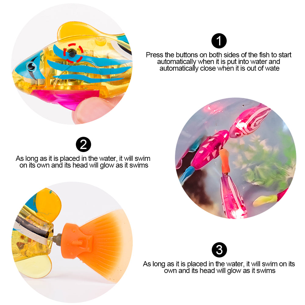 Light Up Swimming Fish Cat Toy Light Up Swimming Fish Cat Toy
