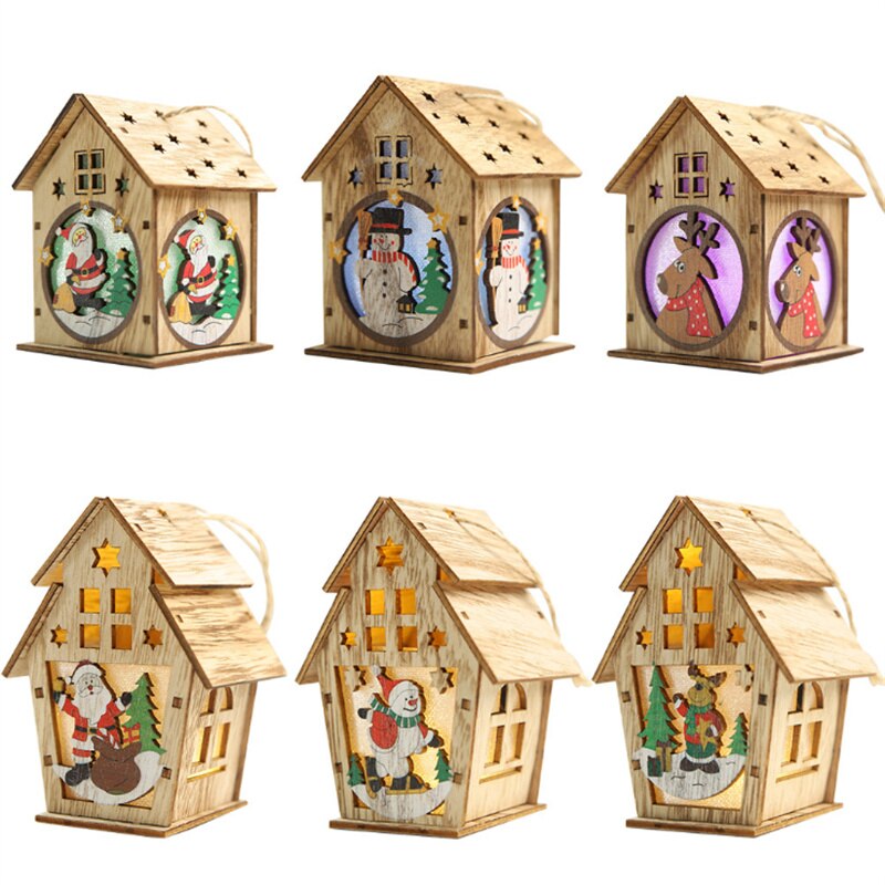 Light Up Wooden House Christmas Decoration Light Up Wooden House Christmas Decoration