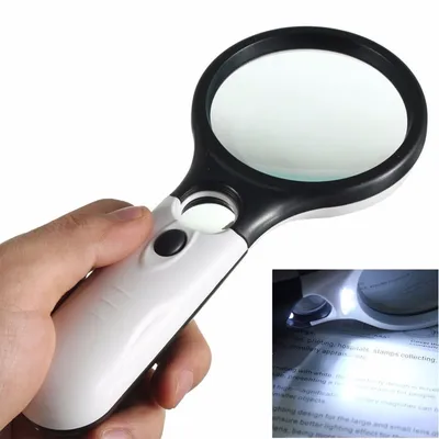 Lighted Magnifying Glass LED Dual Lens Lighted Magnifying Glass LED Dual Lens