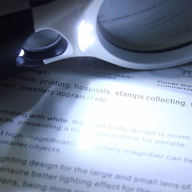 Lighted Magnifying Glass LED Dual Lens Lighted Magnifying Glass LED Dual Lens