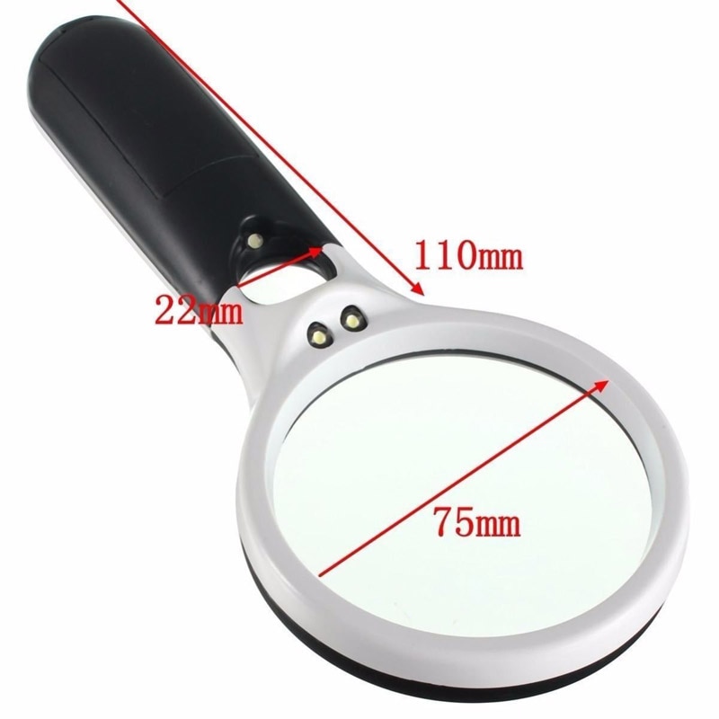 Lighted Magnifying Glass LED Dual Lens Lighted Magnifying Glass LED Dual Lens