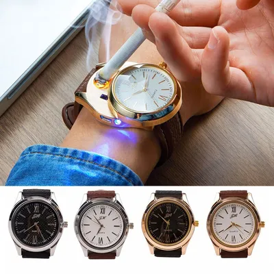 Lighter Watch USB Electronic Wristwatch Lighter Watch USB Electronic Wristwatch