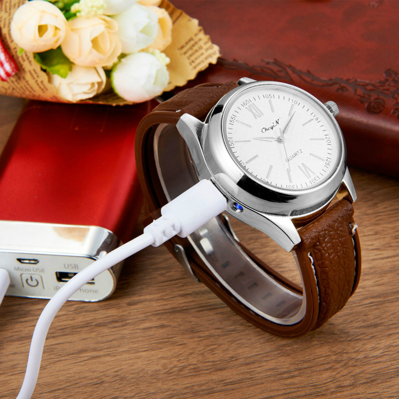 Lighter Watch USB Electronic Wristwatch Lighter Watch USB Electronic Wristwatch