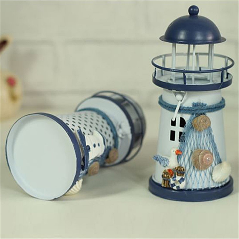 Lighthouse Candle Holder House Decor