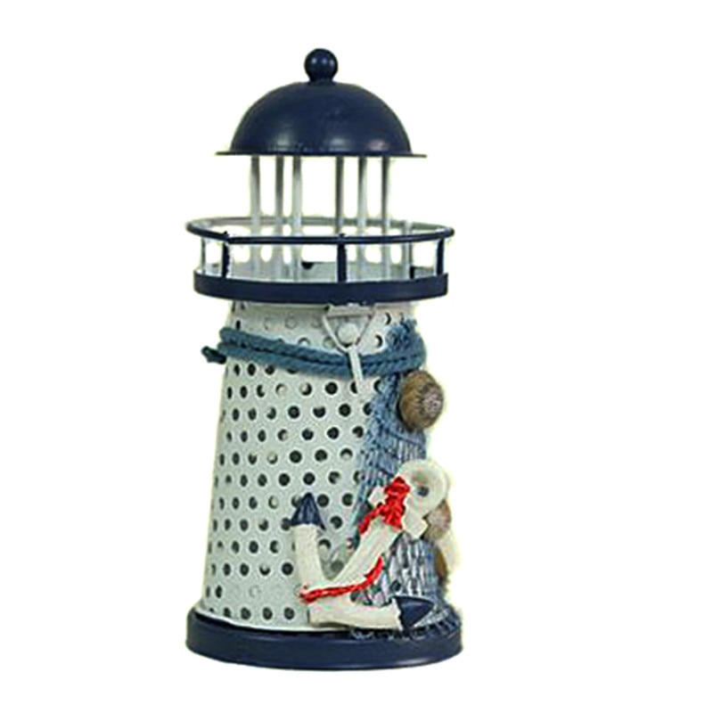 Lighthouse Candle Holder House Decor