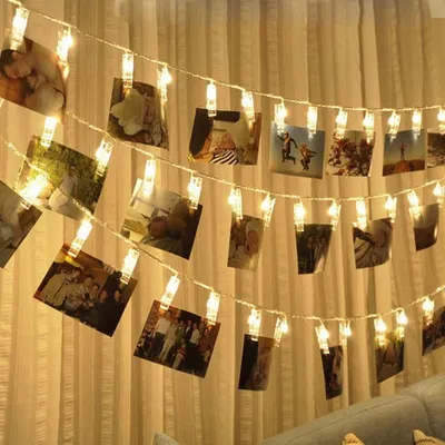 Lights with Photo Clips Room Decor Lights with Photo Clips Room Decor