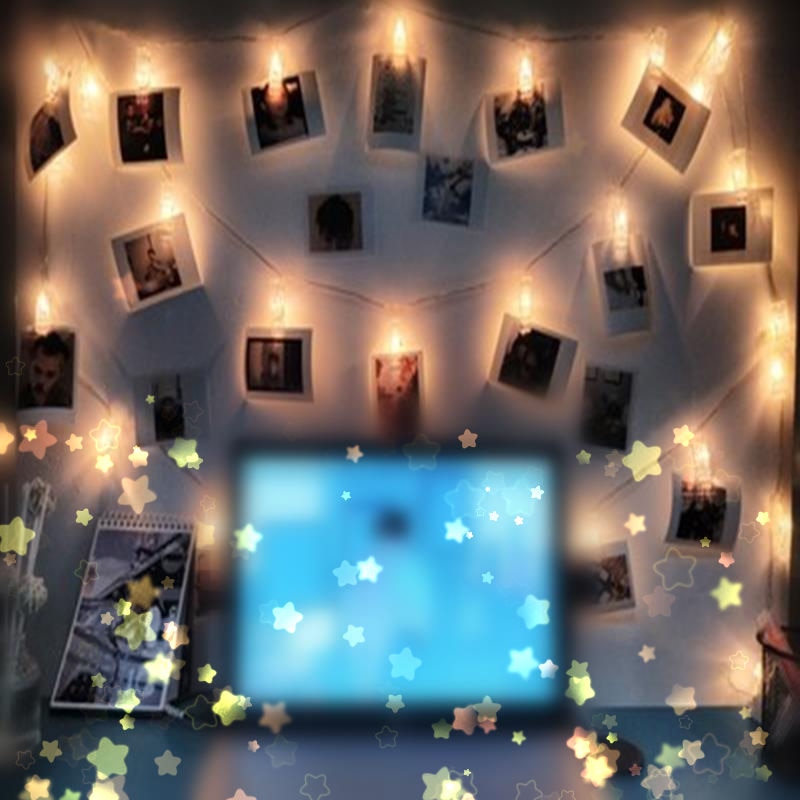 Lights with Photo Clips Room Decor Lights with Photo Clips Room Decor