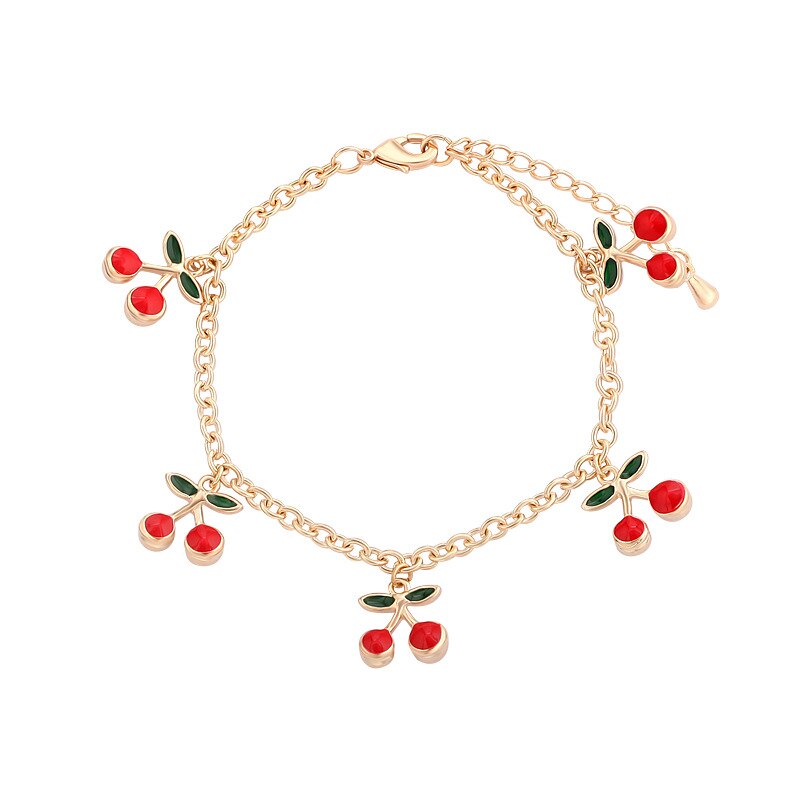 Lightweight and Stylish Cherry Bracelet