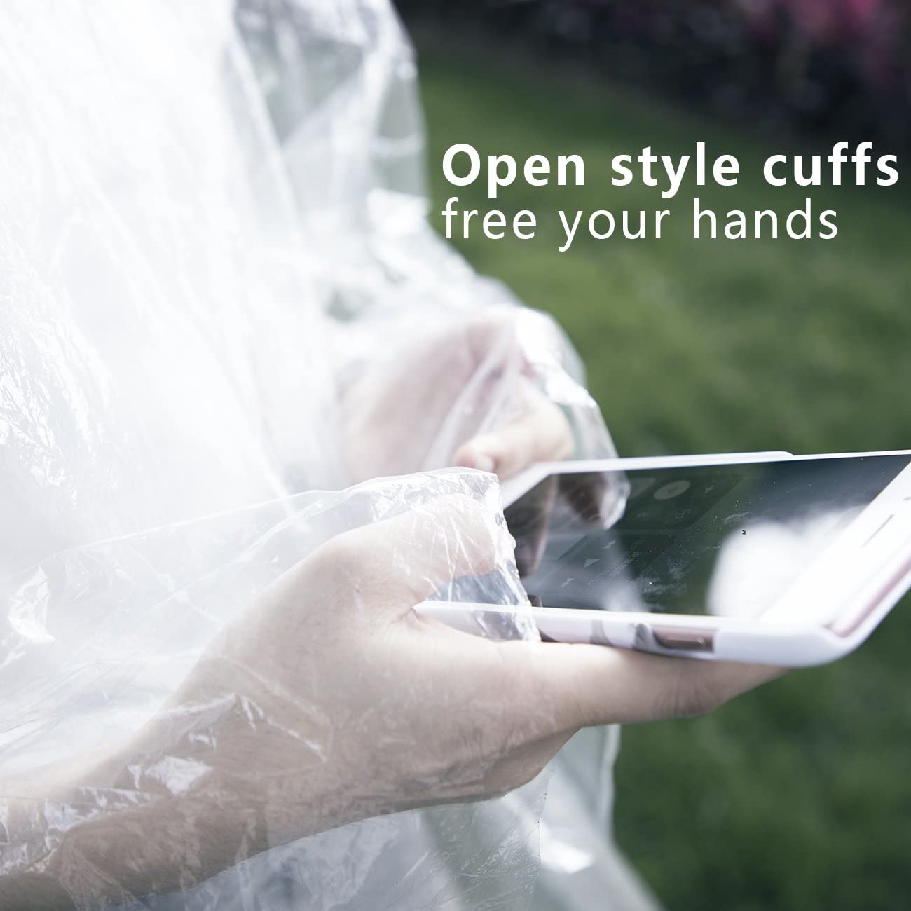 Lightweight Disposable Plastic Raincoat
