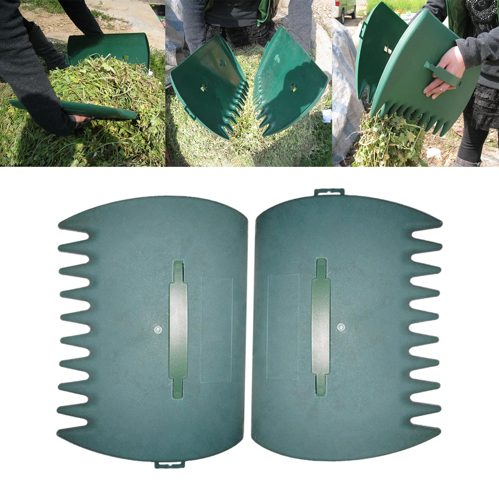 Lightweight Leaf Scoops Hand Held Claws Rubbish Pick up Portable for Garden Cleaning Yard Grass Clippings