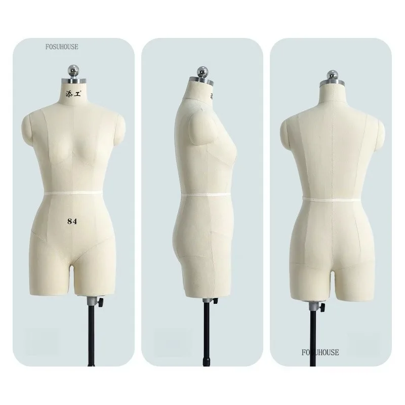 Linen Cover Body Female Mannequins with Legs for Clothing Design Bust Sewing Tailor Mannequin Dress Display Stand Can Linen Cover Body Female Mannequins with Legs for Clothing Design Bust Sewing Tailor Mannequin Dress Display Stand Can