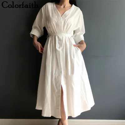 Linen Dress Women's Casual Wear Linen Dress Women's Casual Wear