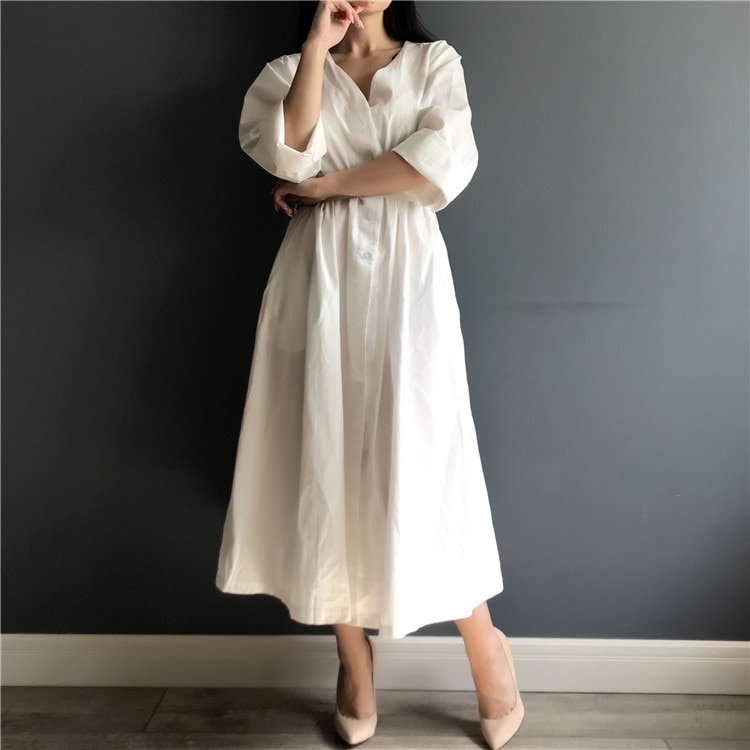 Linen Dress Women's Casual Wear Linen Dress Women's Casual Wear