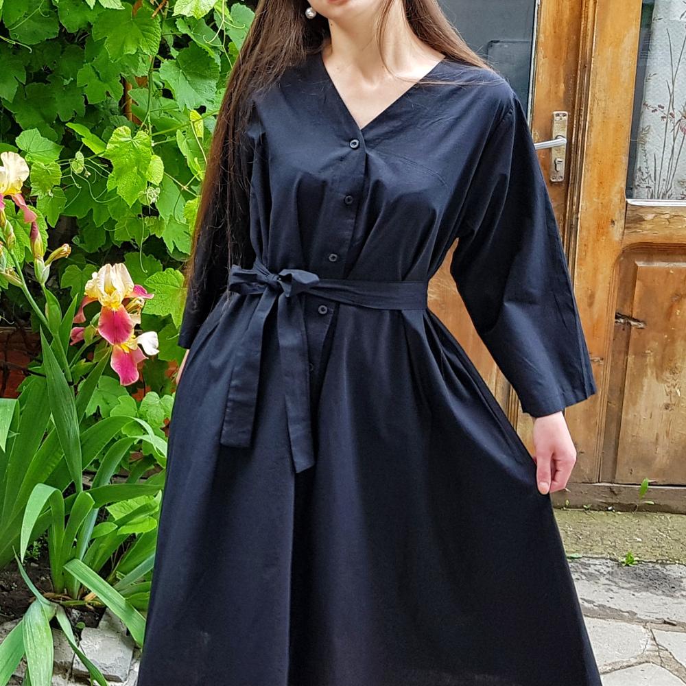 Linen Dress Women's Casual Wear Linen Dress Women's Casual Wear