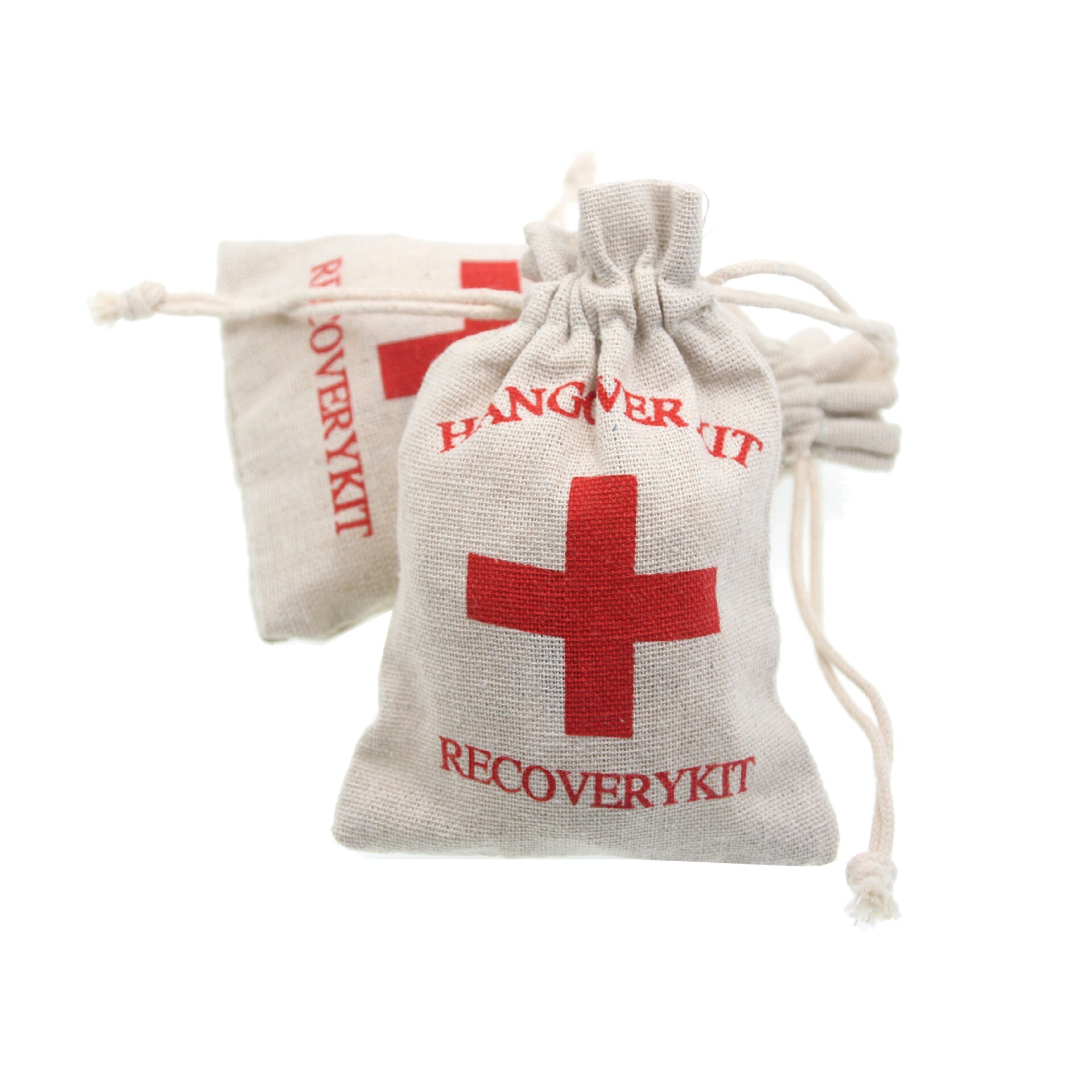 Linen Hangover Recovery Kit Bags (10pcs)