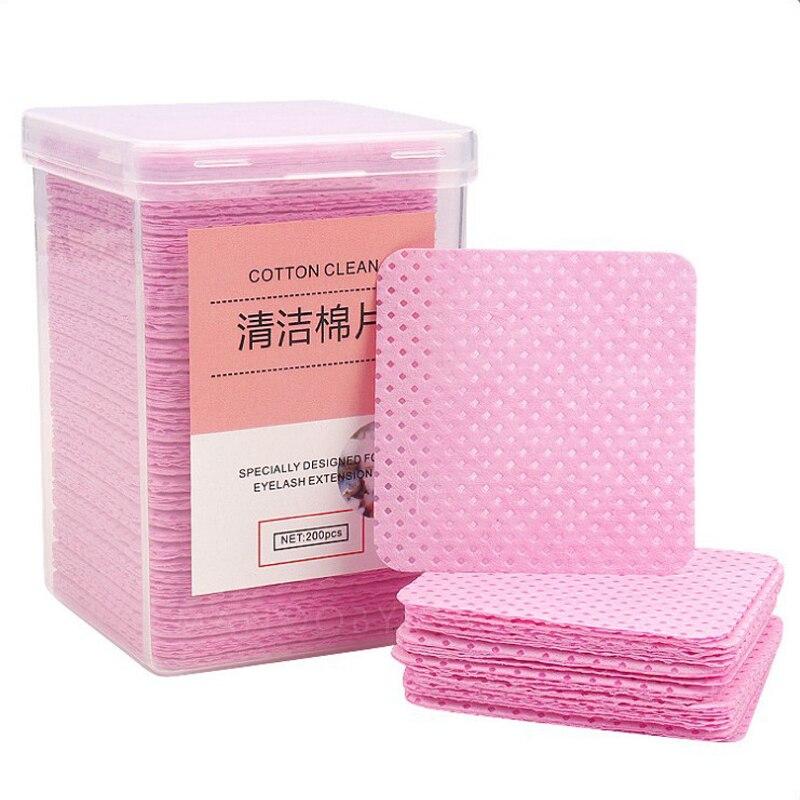 Lint Free Cotton Pads Nail Polish Remover Wipes (200 pcs)