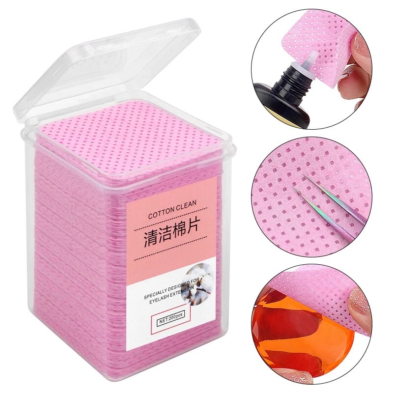 Lint Free Cotton Pads Nail Polish Remover Wipes (200 pcs) Lint Free Cotton Pads Nail Polish Remover Wipes (200 pcs)
