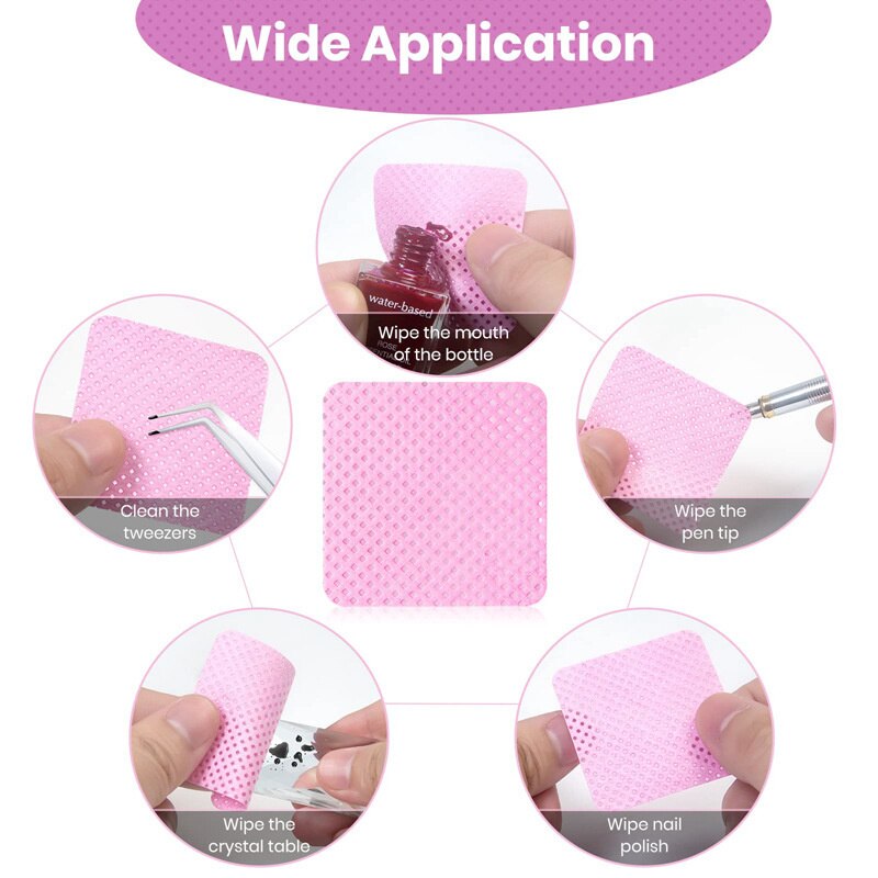 Lint Free Cotton Pads Nail Polish Remover Wipes (200 pcs) Lint Free Cotton Pads Nail Polish Remover Wipes (200 pcs)