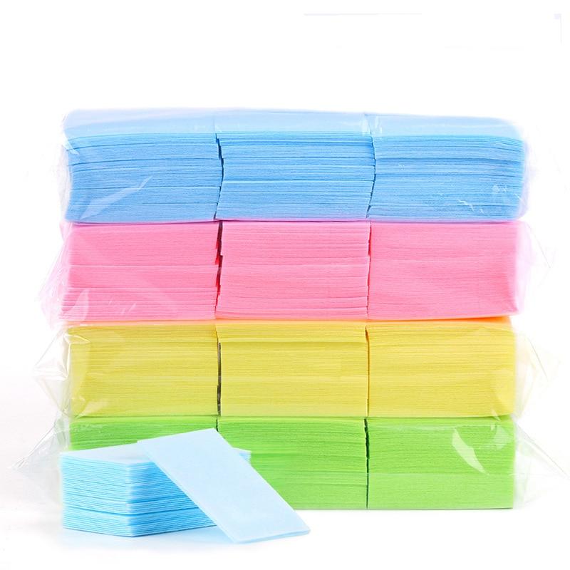 Lint Free Nail Polish Remover Pads (600 pcs)
