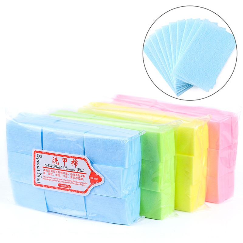 Lint Free Nail Polish Remover Pads (600 pcs)