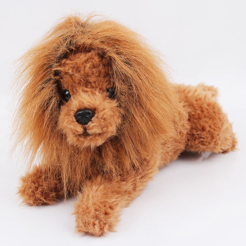 Lion Mane for Dog Pet Costume Wig