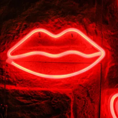 Lips Neon Light LED Wall Decoration