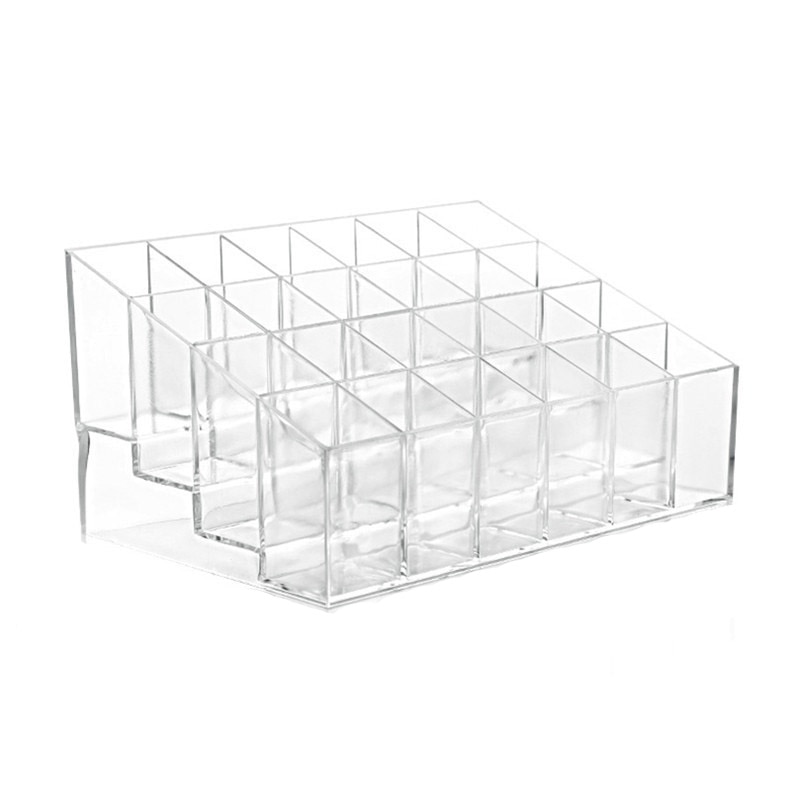 Lipstick Organizer 24-Grid Display Case