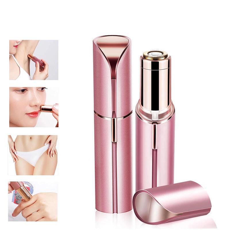 Lipstick Shaver Electric Eyebrow Trimmer Women's Hair Remover Underarm Battery Hair Remover Hair Scraper Mini Shaver