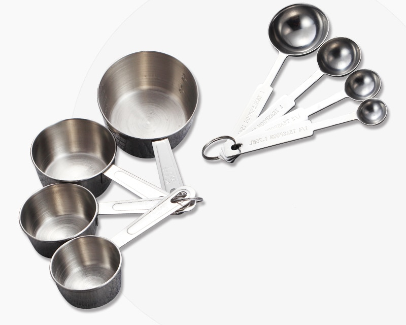Liquid Measuring Cups and Spoons Set