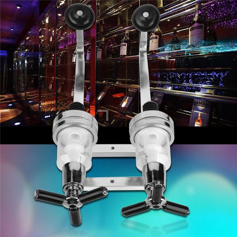 Liquor Bottle Dispenser 2-Bottle Holder Liquor Bottle Dispenser 2-Bottle Holder