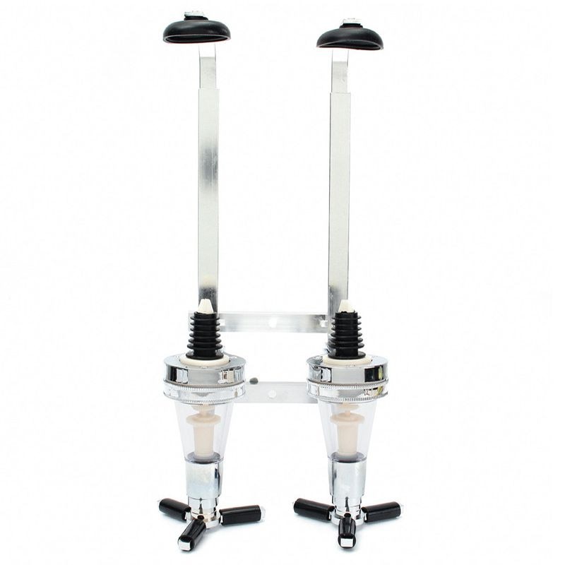 Liquor Bottle Dispenser 2-Bottle Holder Liquor Bottle Dispenser 2-Bottle Holder