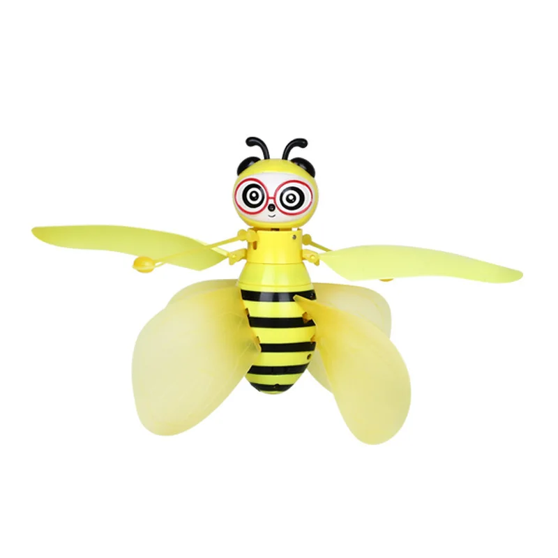 Little Bee Flying Vehicle Aircraft Gesture Sensing Vehicle Flying Helicopter Lights Children's Toys Birthday Gift