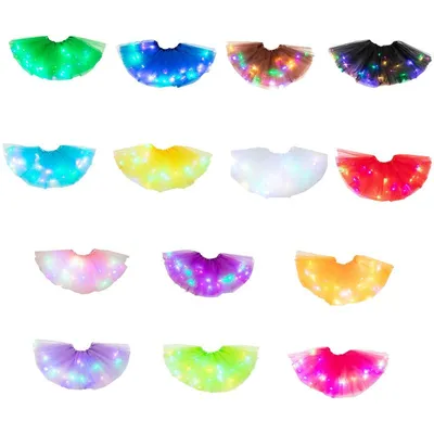 Little Girls LED Light Up Tutu Skirt Little Girls LED Light Up Tutu Skirt