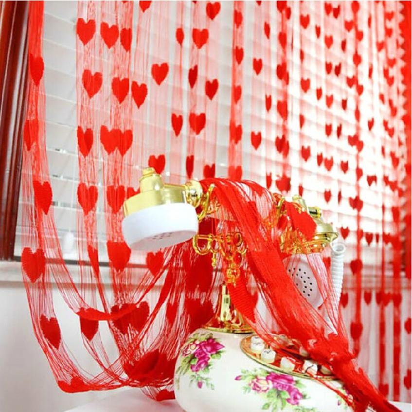Living Room Curtains Modern Heart Tulle Living Room Curtains Modern Heart Tulle