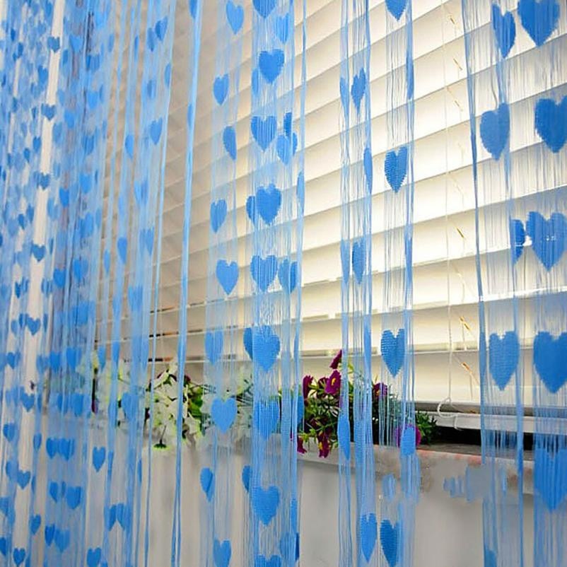 Living Room Curtains Modern Heart Tulle Living Room Curtains Modern Heart Tulle