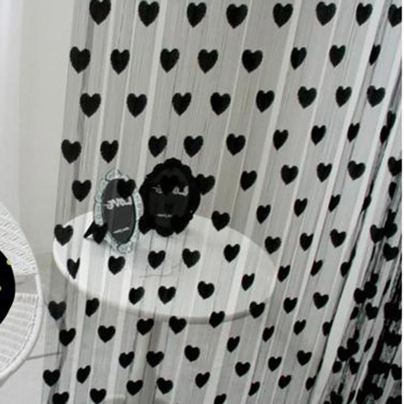 Living Room Curtains Modern Heart Tulle Living Room Curtains Modern Heart Tulle