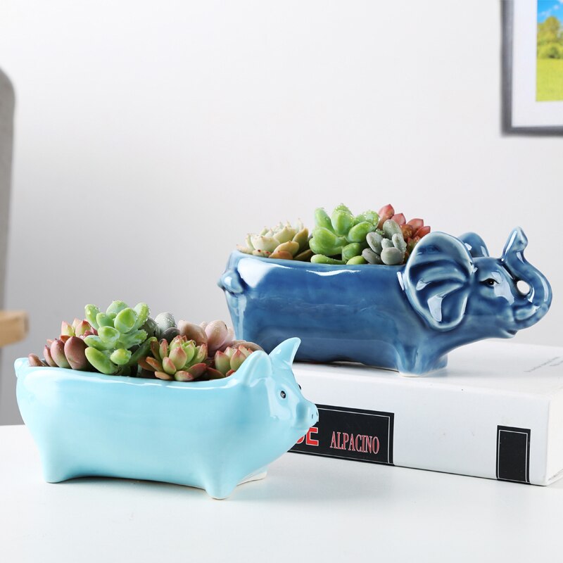 Llama Plant Pot Ceramic Planter