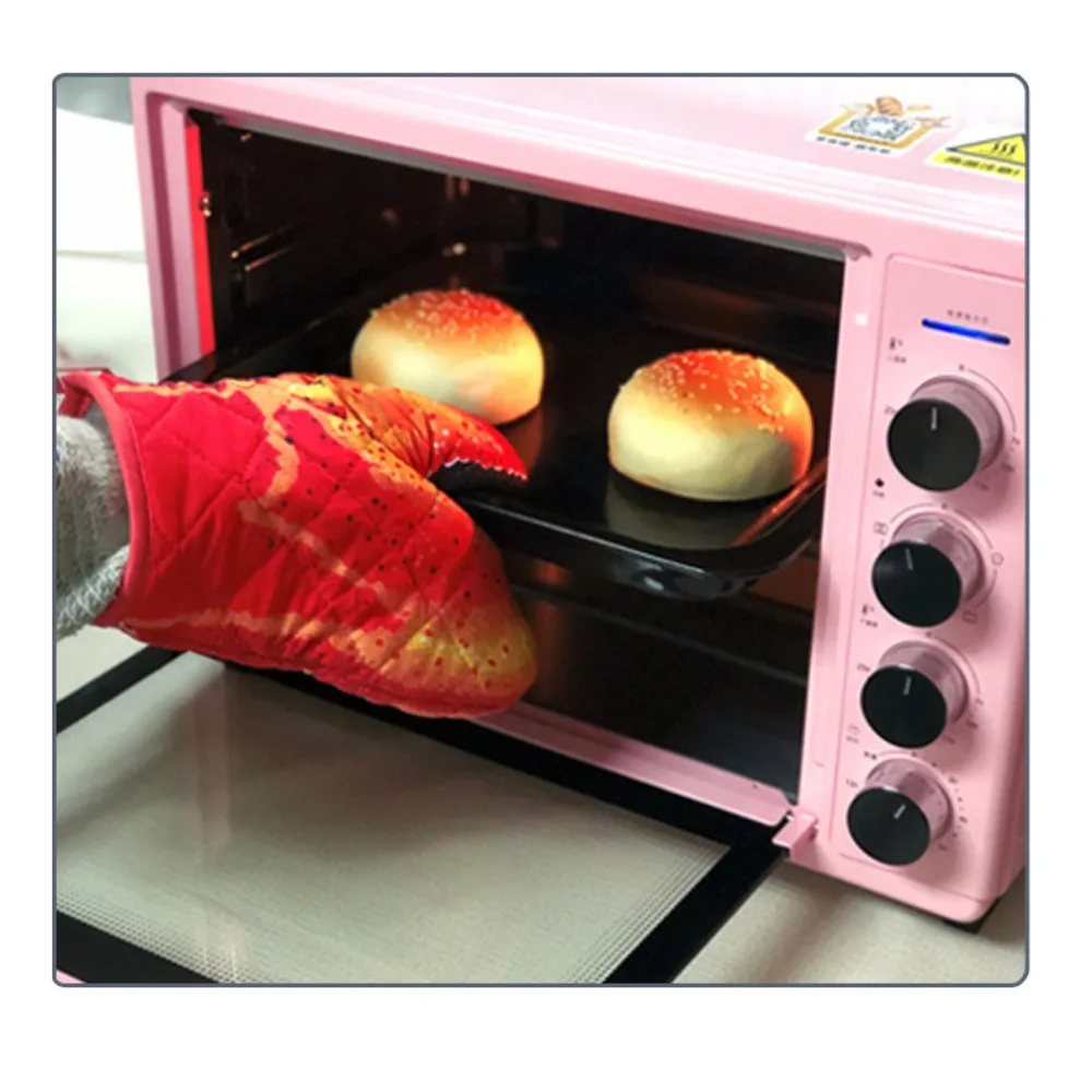 Lobster Claw Oven Mitts Long Cotton Baking Insulation Gloves Microwave Heat Resistant Non-Slip Home Kitchen Gloves Lobster Claw Oven Mitts Long Cotton Baking Insulation Gloves Microwave Heat Resistant Non-Slip Home Kitchen Gloves
