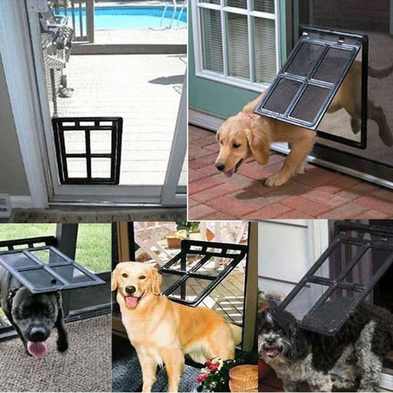 Lockable Doggy Door Pet Entrance Door