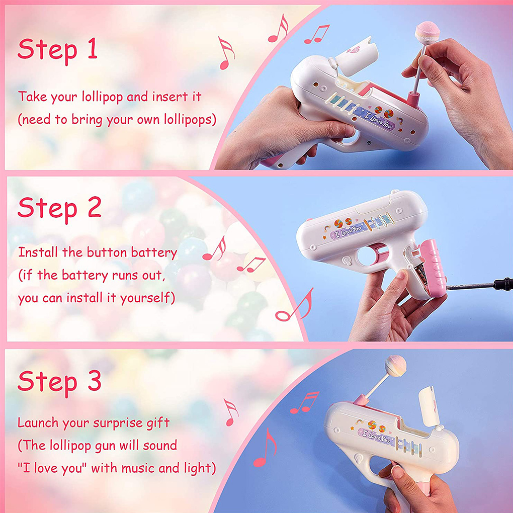 Lollipop Candy Gun Children's Toy
