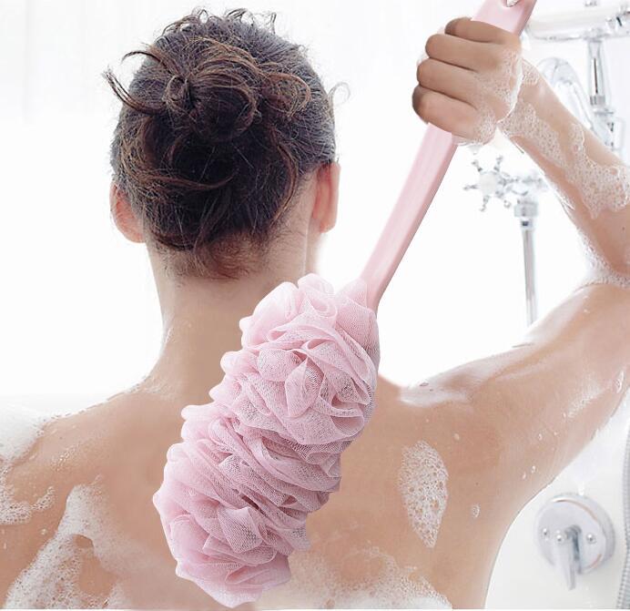 Long Bath Sponge with Handle