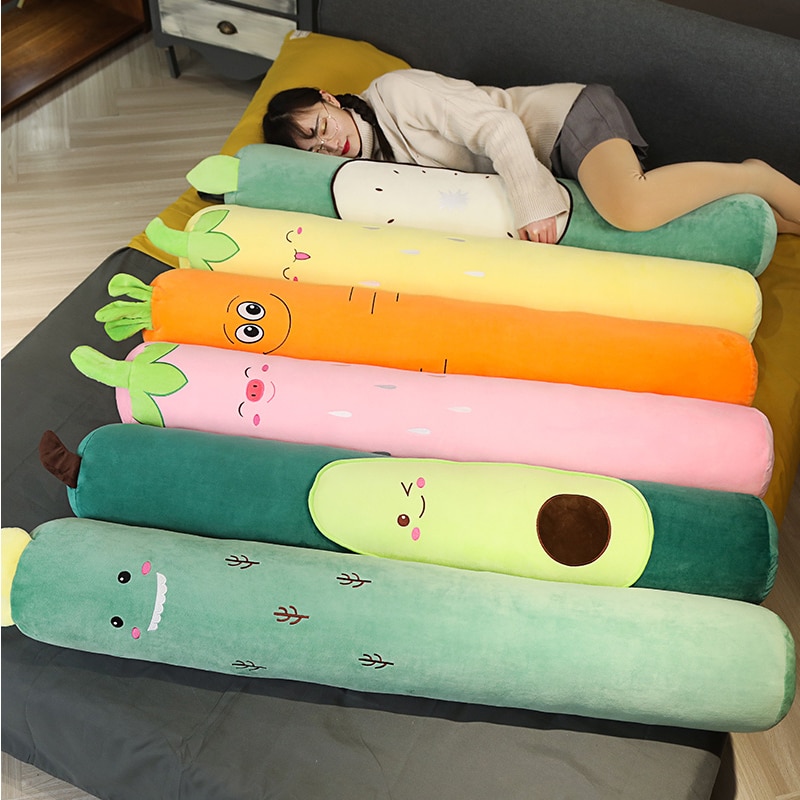 Long Bolster Cushion with Fruit Design Long Bolster Cushion with Fruit Design