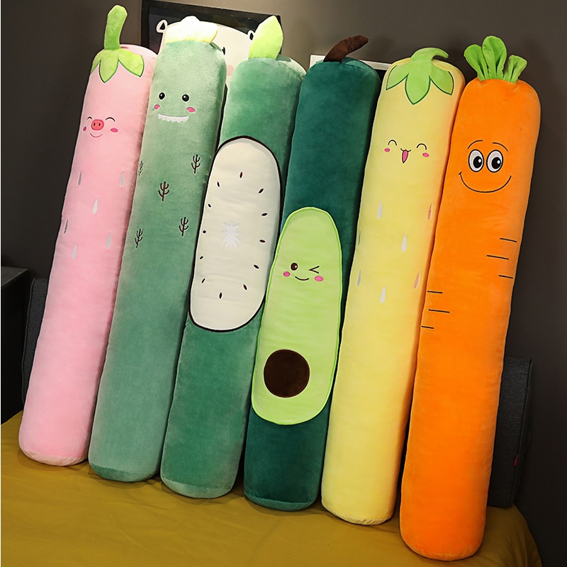 Long Bolster Cushion with Fruit Design