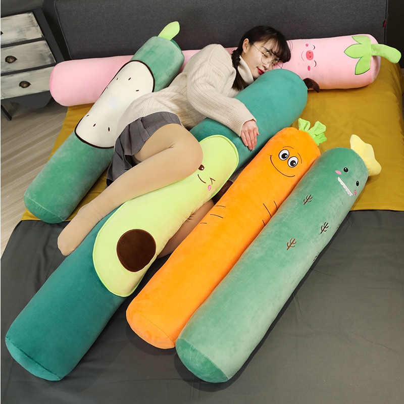 Long Bolster Cushion with Fruit Design
